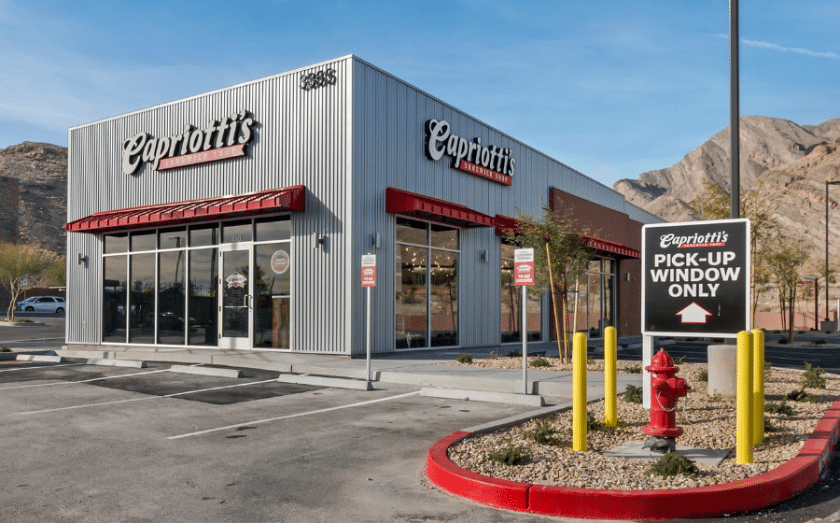 Exterior of a Capriotti’s Sandwich Shop franchise
