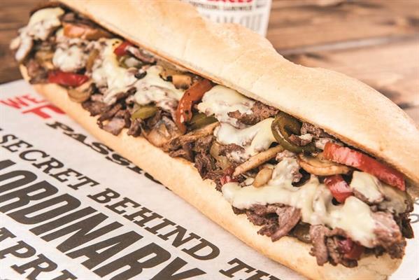 capriotti's cheesesteak sandwich