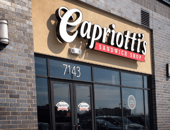 Edina capriotti's storefront