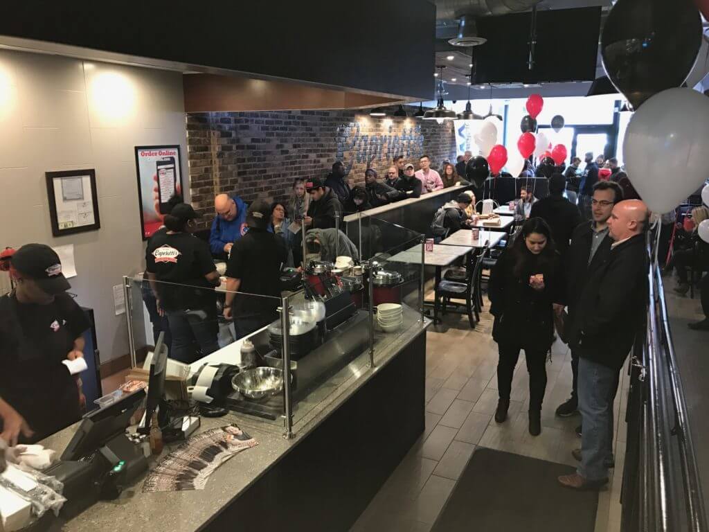 inside chicago shop grand opening 