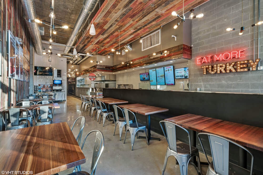 inside restaurant layout